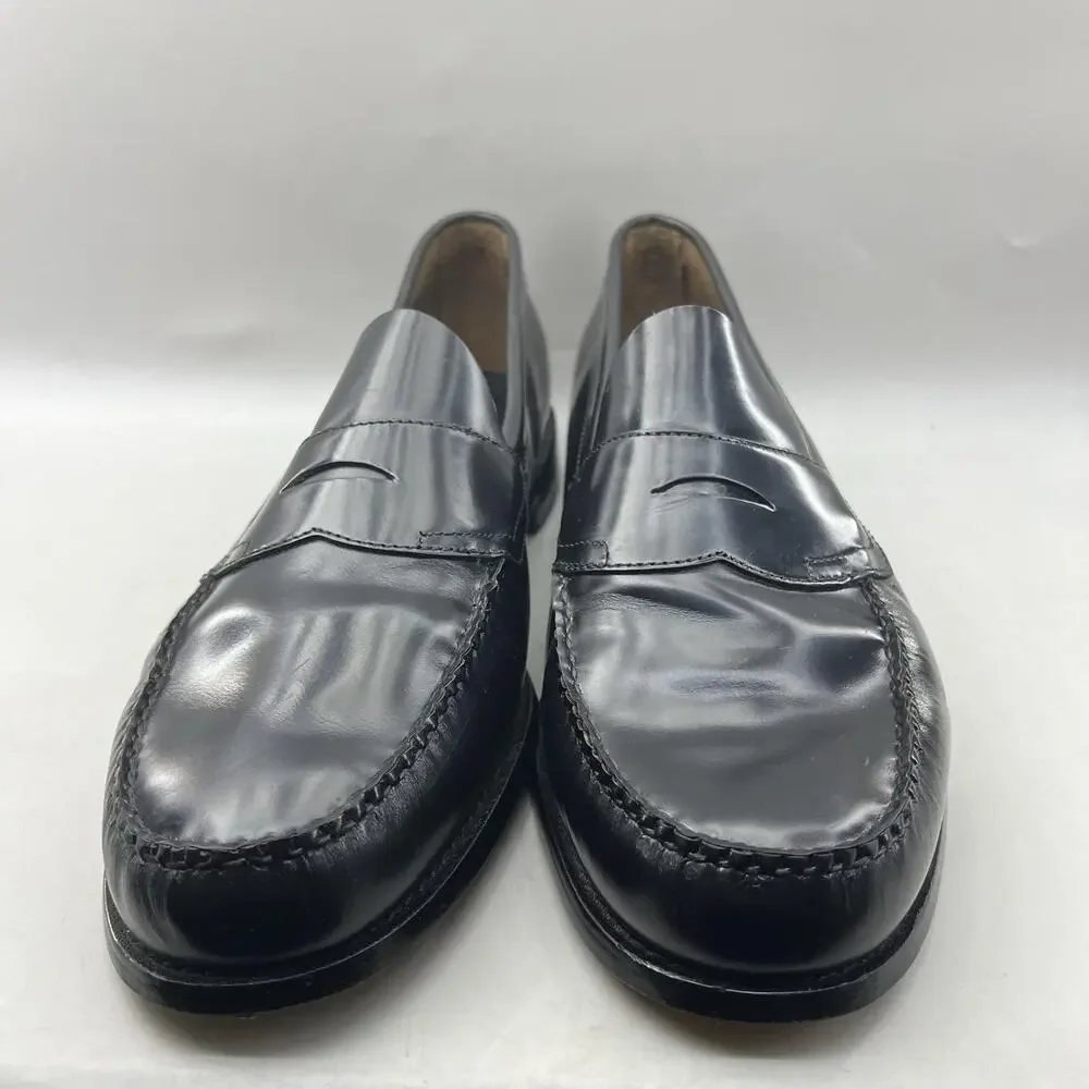 G.H. Bass Weejuns Logan Penny Loafers Men Size 15 3E Black Leather Slip On Shoes